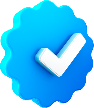 3D checkmark